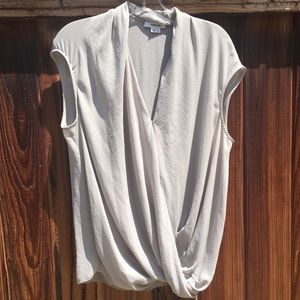 Helmut Lang grey blouse